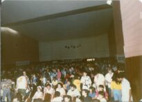 Plateia durante o 12º Festival MPB de Ilha Solteira, em outubro de 1986