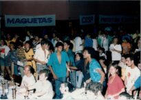 Público durante o 13º Festival MPB de Ilha Solteira, em novembro de 1987